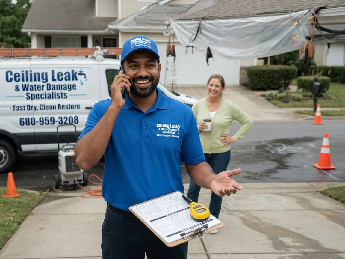 Ceiling Leak Cleanup Itasca, TX FAQs